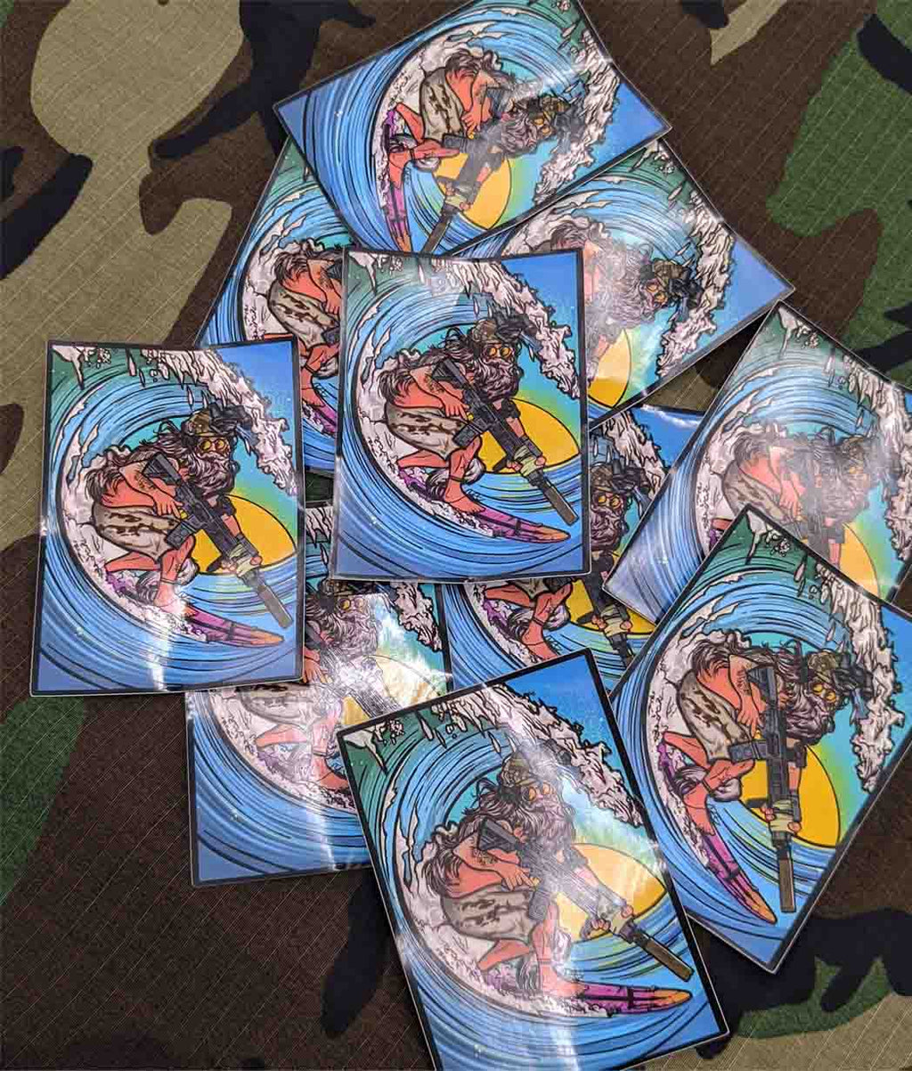 Surfer operator - Sticker