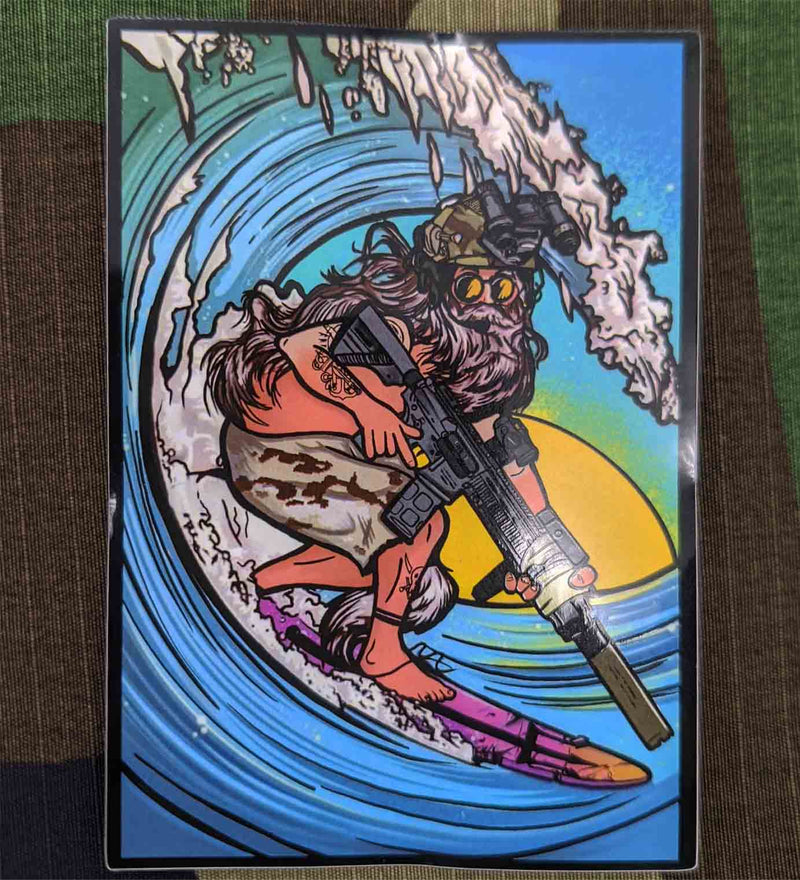 Surfer operator - Sticker