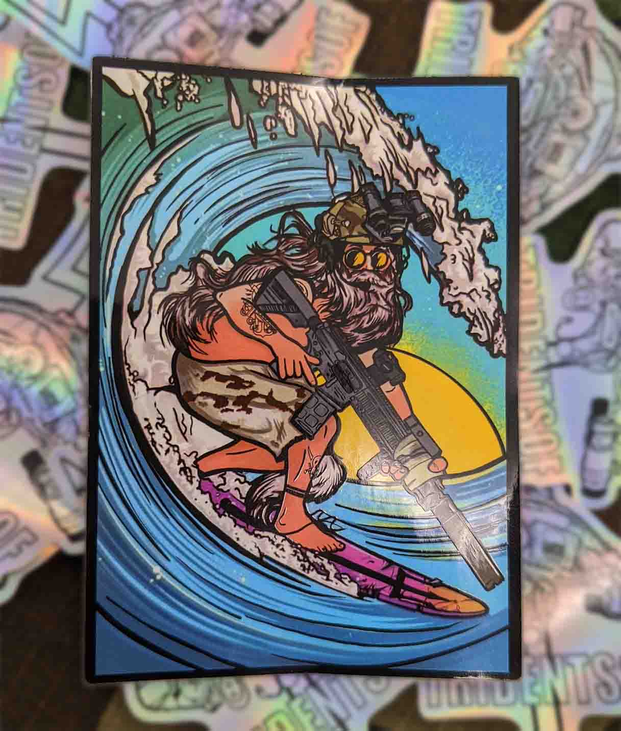 Surfer operator - Sticker